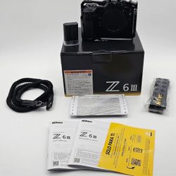 Nikon Z6III FX Format Mirrorless camera body only 