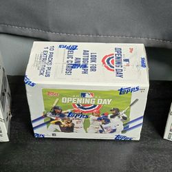 2021–2022 Trading Card Boxes — 2 basketball + 1 baseball — Sealed