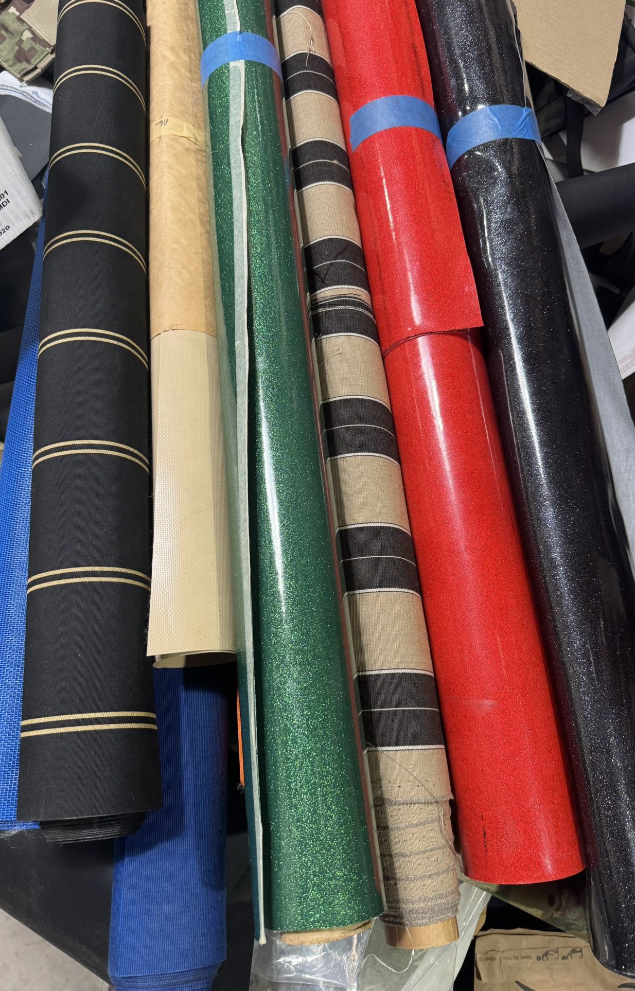 Rolled Fabrics And Vinyl