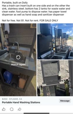 Portable Hand Washing Station