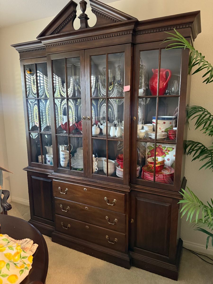 Solid Wood China Hutch - Ethan Allen