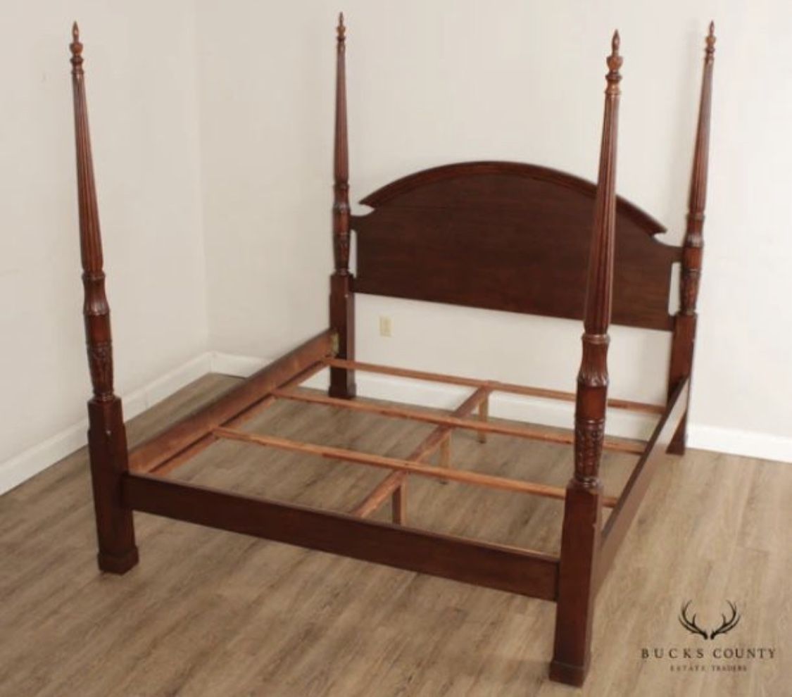 Bombay Company Mahogany Queen Size Bed