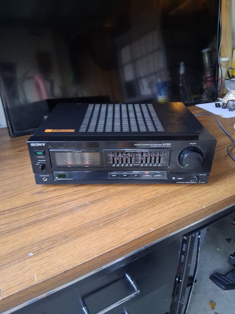 Sony TA-AX301 Acoustic Controlled Stereo Amplifier, 5 Band