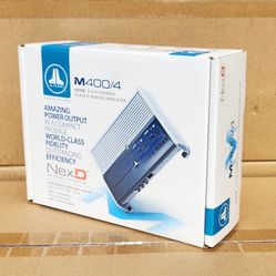 JL Audio Marine Power Amplifier 800 Watts 4 Channel Speaker System Amp M400/4 🚨 Payment Options Available 🚨 No Credit Needed 🚨 