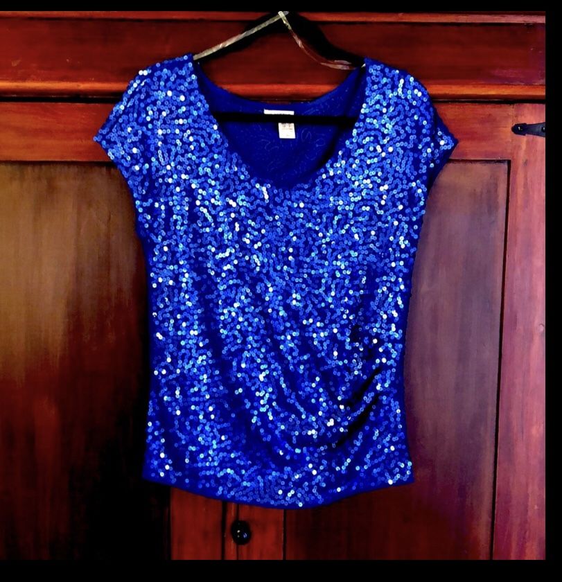 DNKY Glittery New Year’s Eve Party Shirt