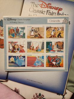 New Disney Cinderella 30c Stamp Sheet