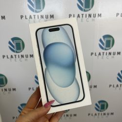 iPhone 15 100% New Unlocked Sealed Blue $780