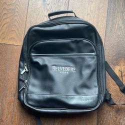 Bugatti Black leather Backpack