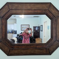 Huge Mirror And Desk/Armoire