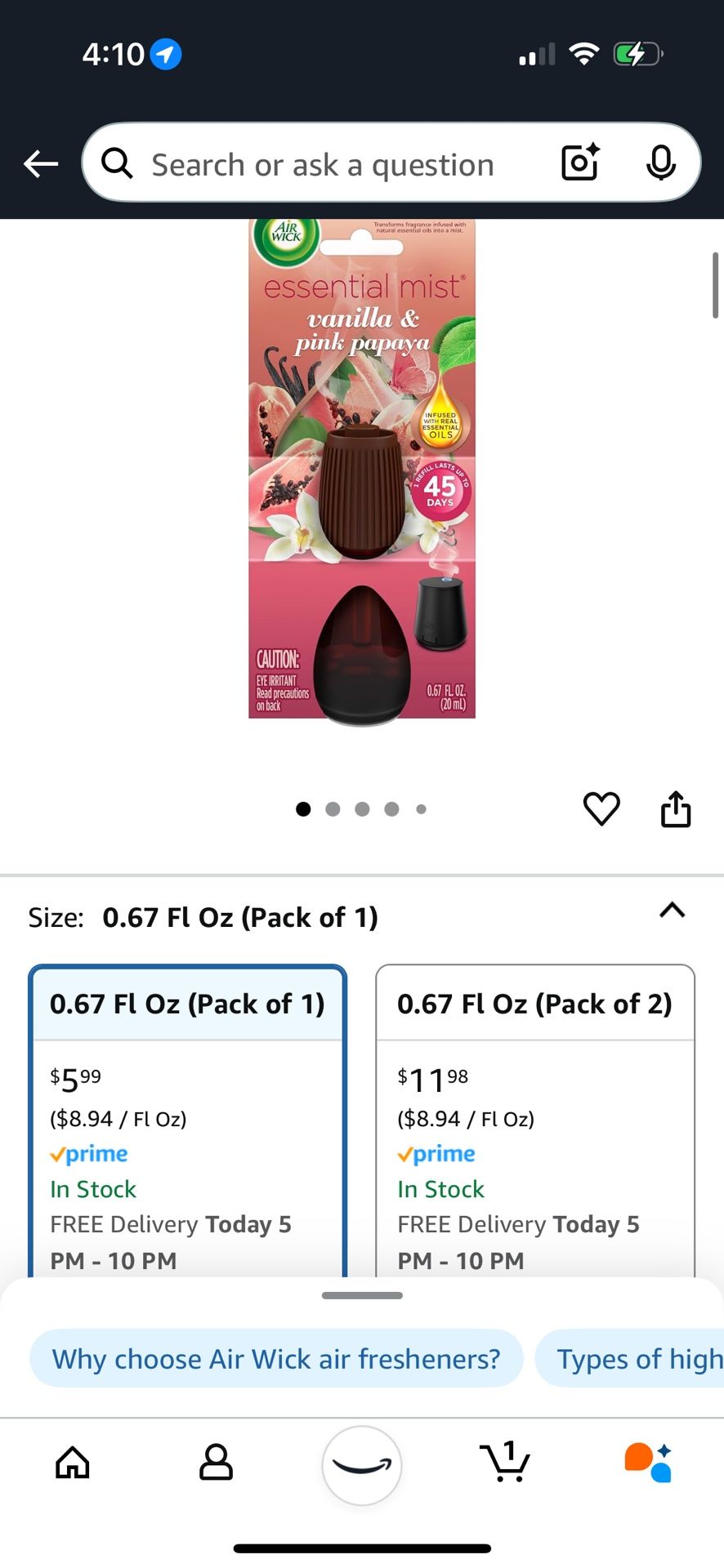Airwick Air freshener