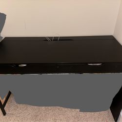 IKEA Alex Desk In black/brown