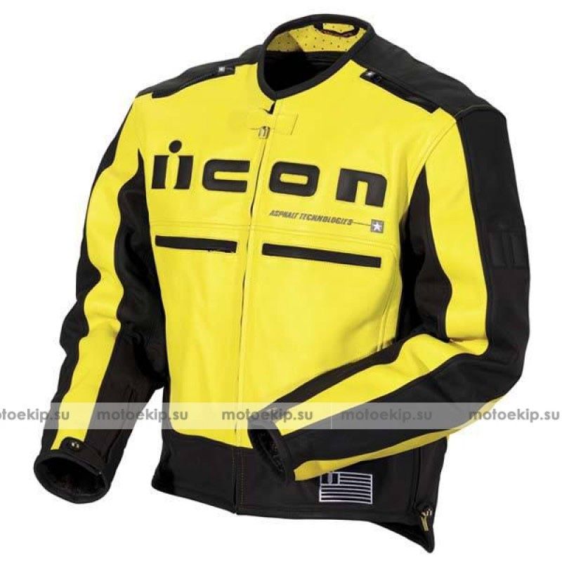 Icon Leather Jacket Plus Icon Helmet