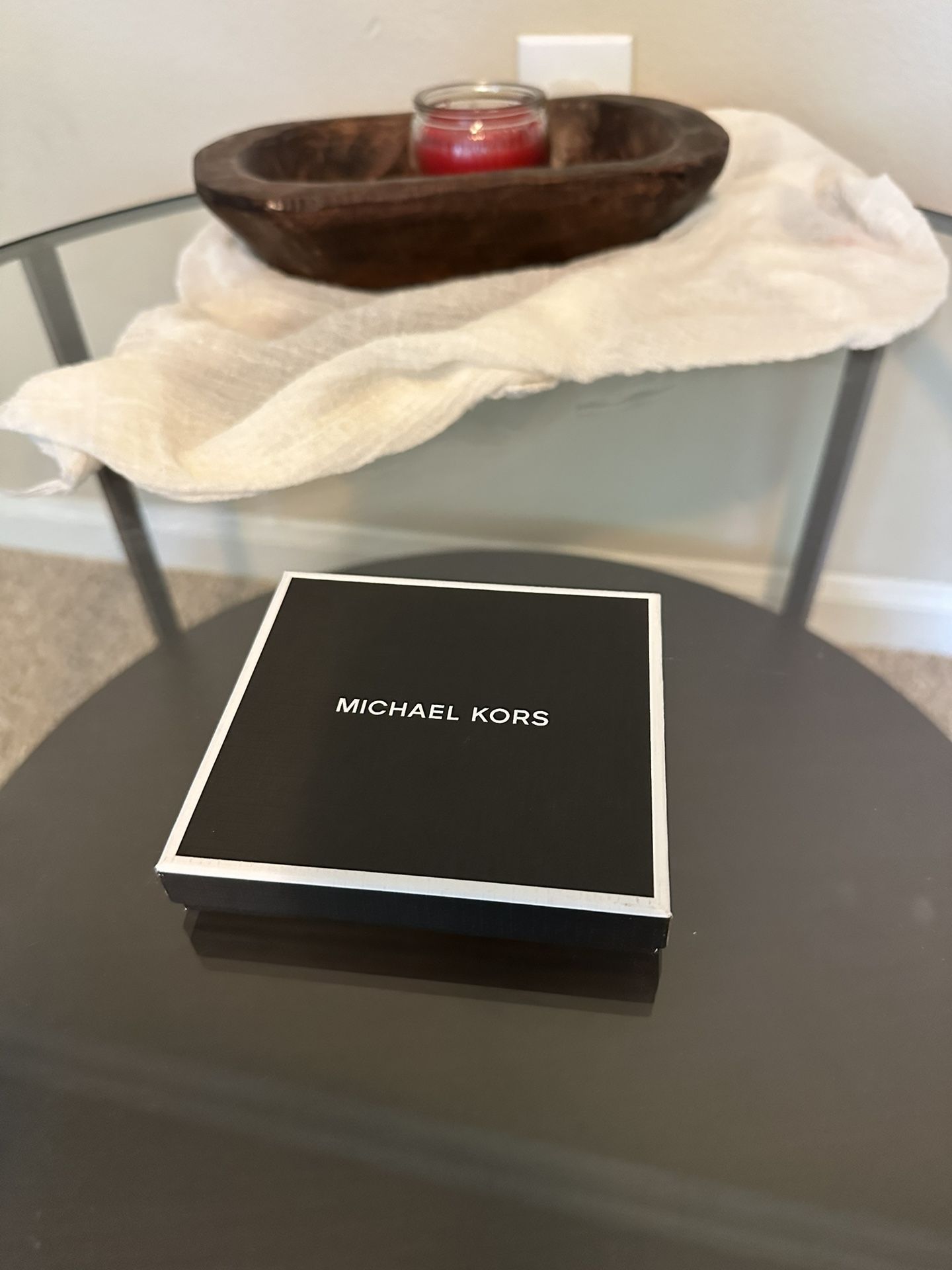 Michael Kors Money Clip & Leather Card Case for Men Black – NEW