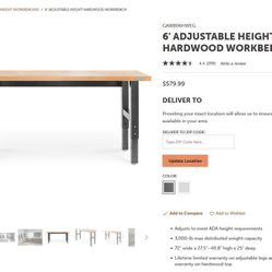 Adjustable Work Bench