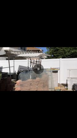 Vynil Fence and Clean Up