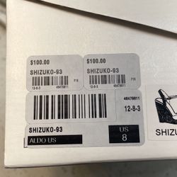 Black Suede Peep Toe Wedges Size 8