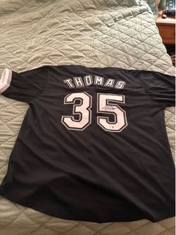 Signed MLB Chicago White Sox Jersey Number 35 Frank Thomas