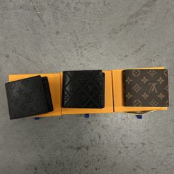 3 designer wallets brand new