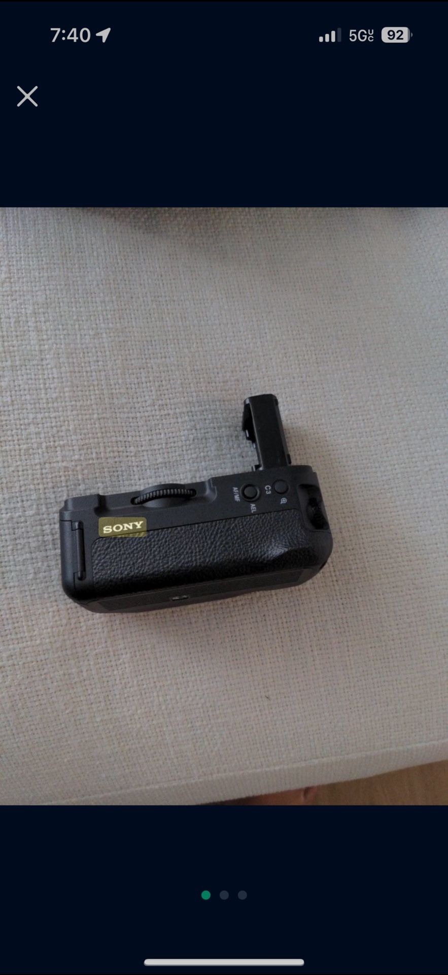 Sony VG-C2EM Battery grip