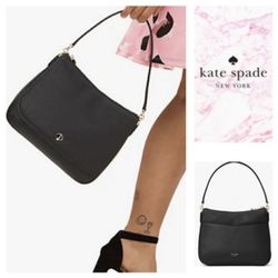 kate spade Polly Medium Flap Shoulder Bag in black