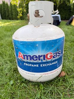 Two Empty Propane Gas Tanks