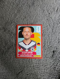 Panini FIFA World Cup 2026 GER 7  Waldemar Anton Germany Player Portrait Sticker Red Parallel