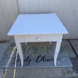 White Painted Table 
