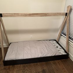 Kids Twin Tent Bed Frame 