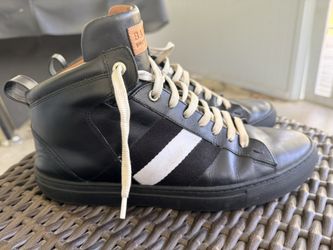 BALLY Hedern High-Top Leather Sneakers 10.5