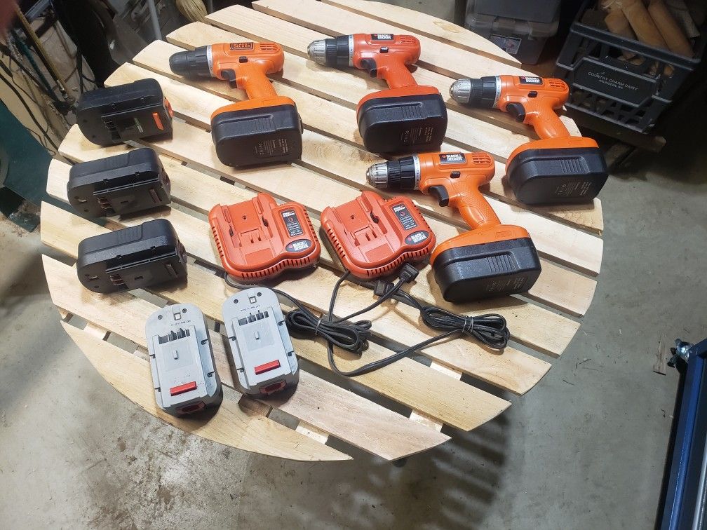 Black & Decker Cordless 18V Drills