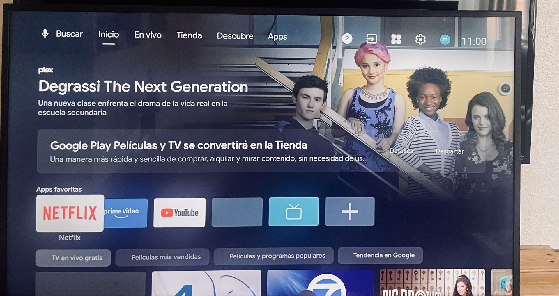 43” Google Hisense Smart TV With 4k Resolution Dolby Digital.