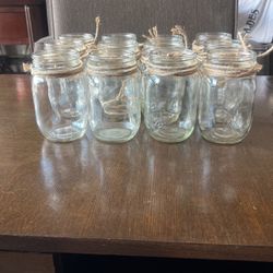 Canning Jars With Rope 