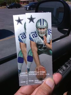 Dallas cowboy tickets