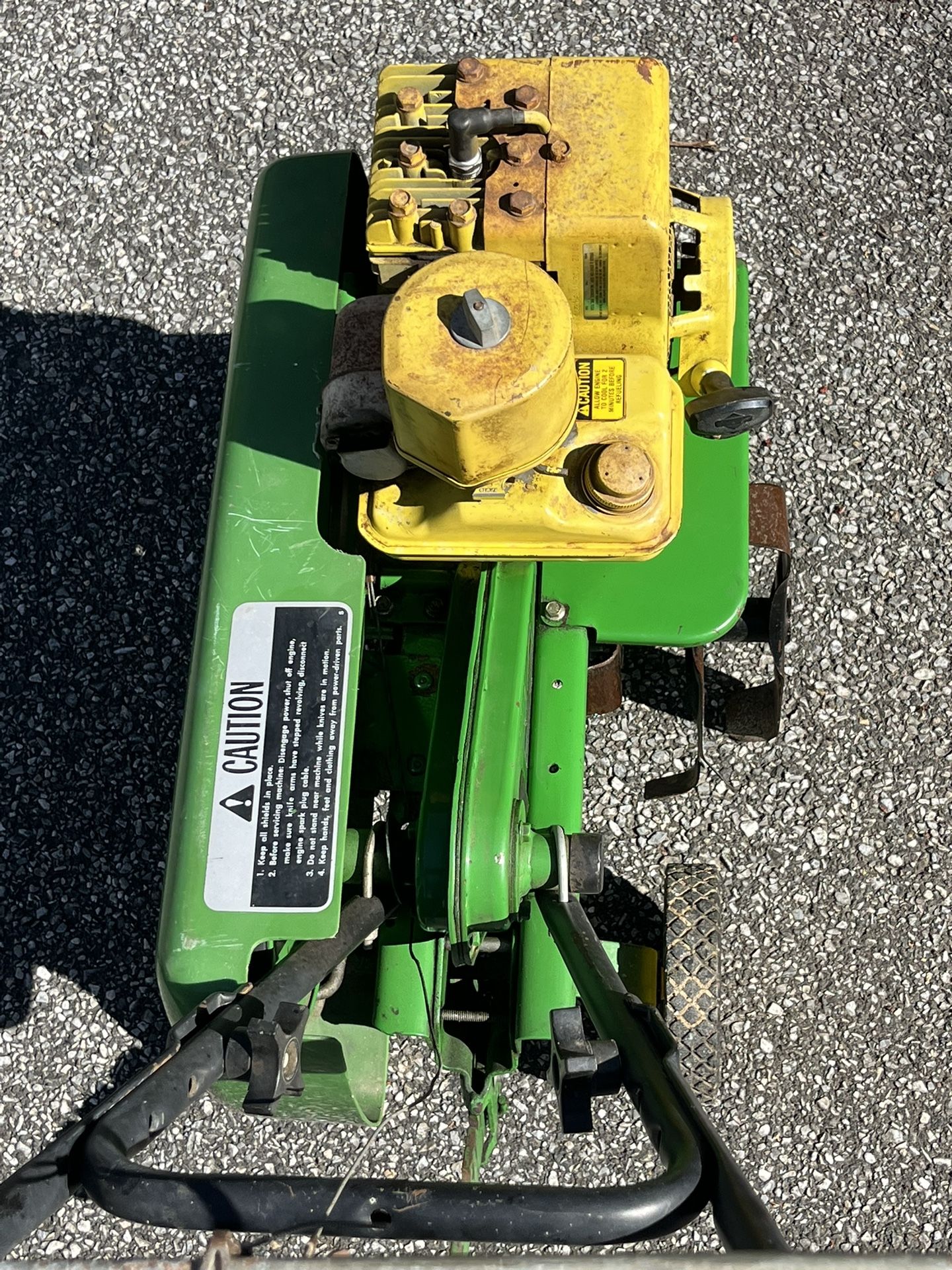 John deere 216 tiller hot sale