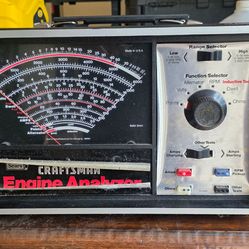 vintage  SEARS craftsman engine analyzer
