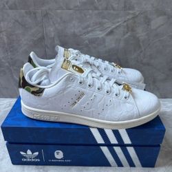 Brand new men’s Adidas X BAPE x Stan Smith 30th Anniversary Us Size 8.5