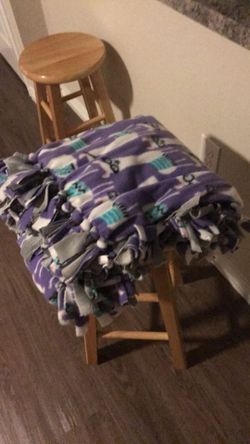 Hand tied blankets