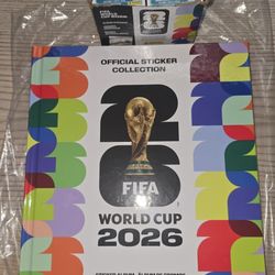 Panini FIFA World Cup 2026 Official Collection  Sticker Set Hardcover Album Complete set containing all 980 loose stickers    