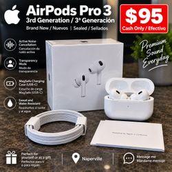 🎧 AirPods Pro 3 / AirPods Pro 3ª Generación | Brand New / Nuevos | Sealed / Sellados | Naperville