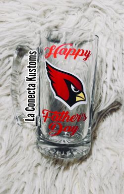 Brand New custom Arizona Cardinals happy Father's Day Sports Beer Mug
