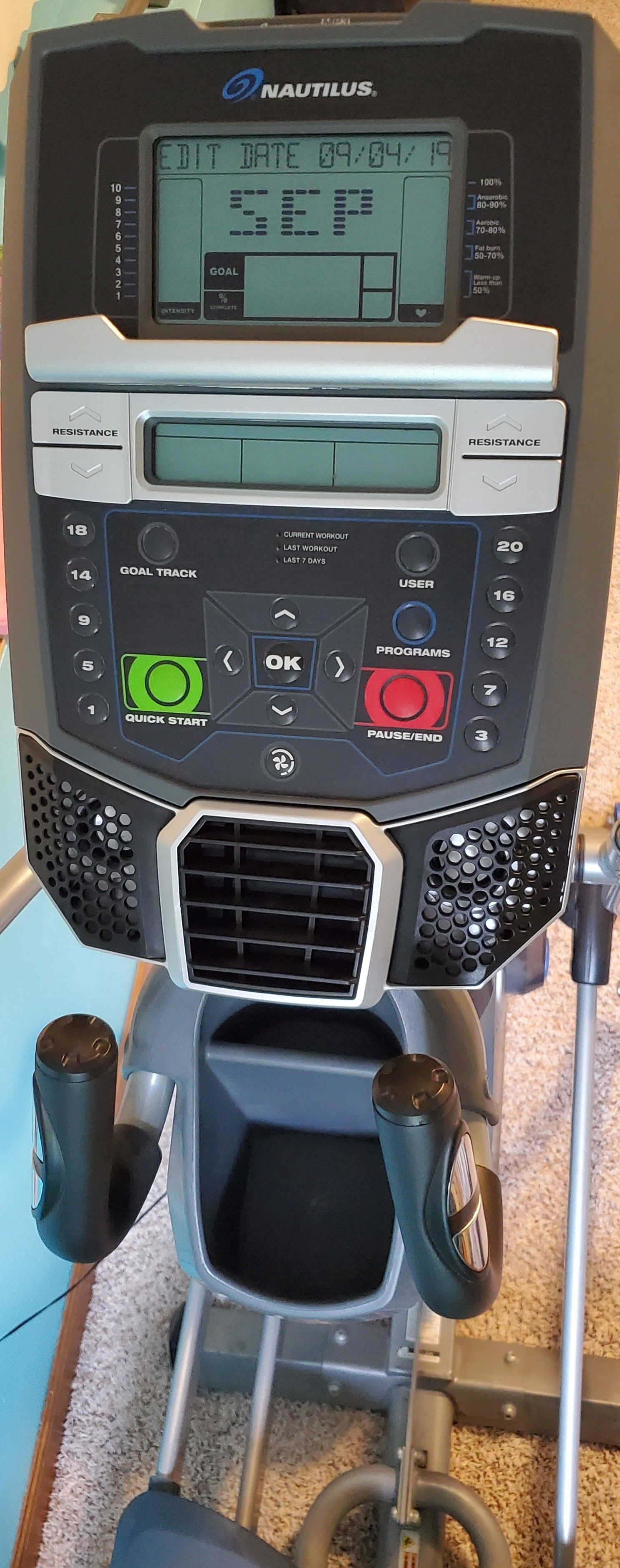 Nautilus Elliptical Exercise Machine