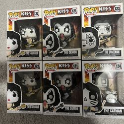 Kiss funko pops