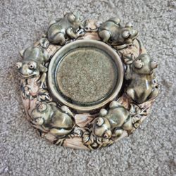 Ceramic Frog Candle Holder – $12 OBO