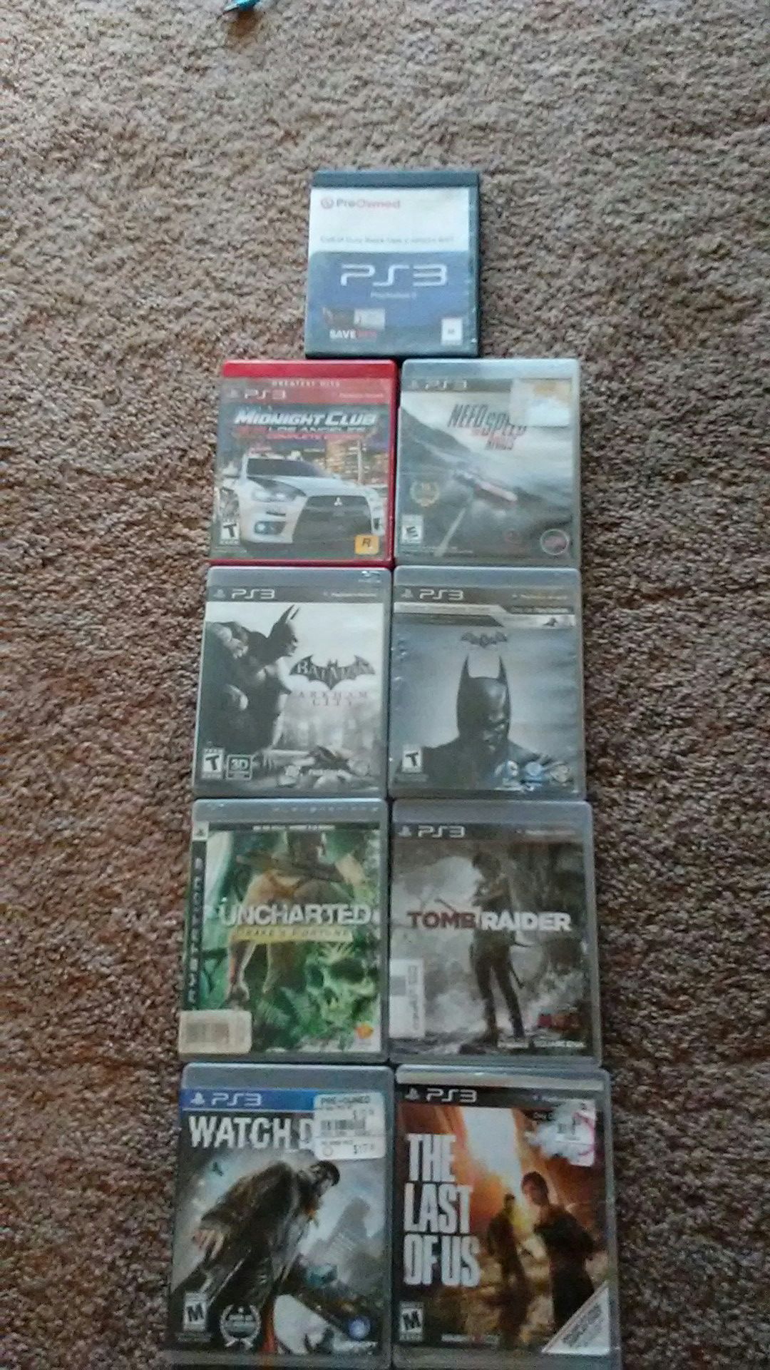 Ps3 games all for 25