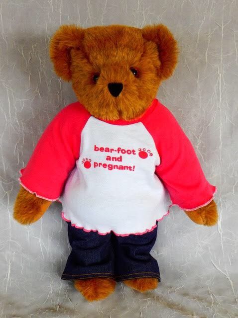 VERMONT TEDDY BEAR - BEAR FOOT AND PREGNANT BEAR- GIFTS TOYS VALENTINES DAY