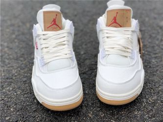 Air Jordan Retro 4 - Levi’s White