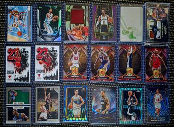 NBA Basketball Card Lot of 18, Patch, Numbered, Custom and more!