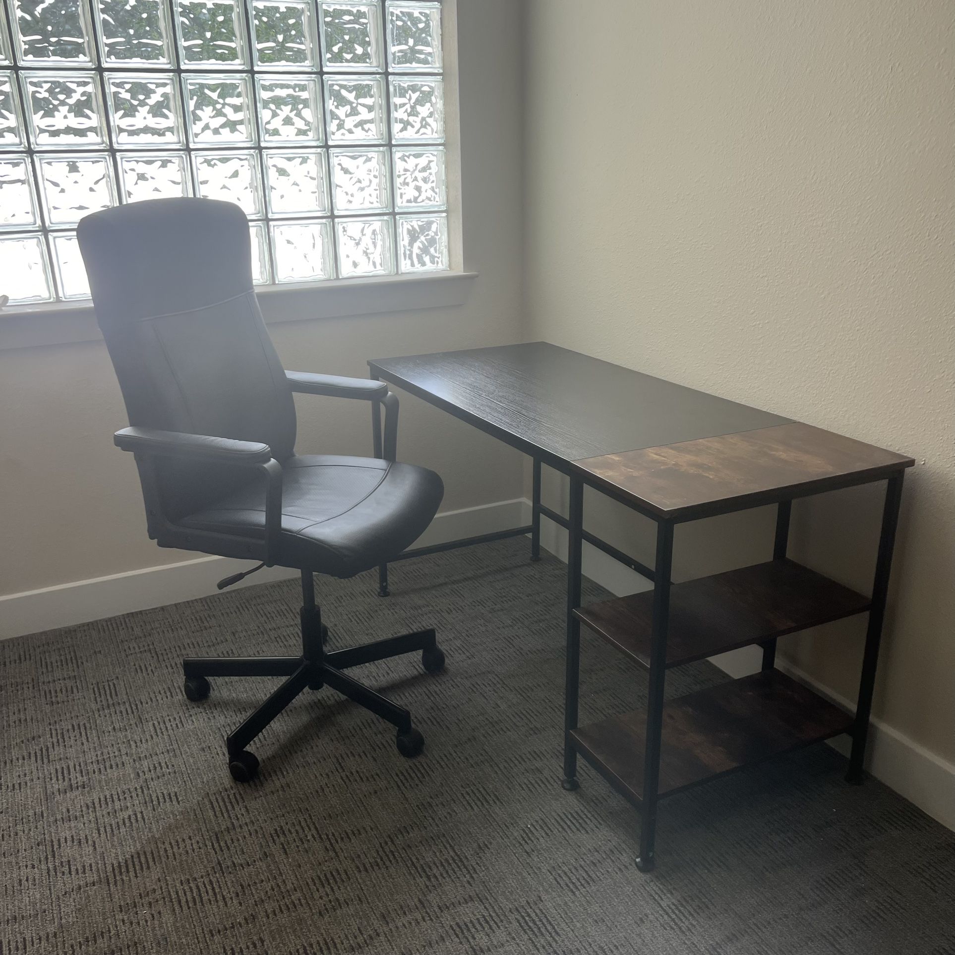 Large Wide Desk 55 x 24 x 30 (retails $100) and Ikea MILLBERGET Chair (retails $90) Set *Durm 27705