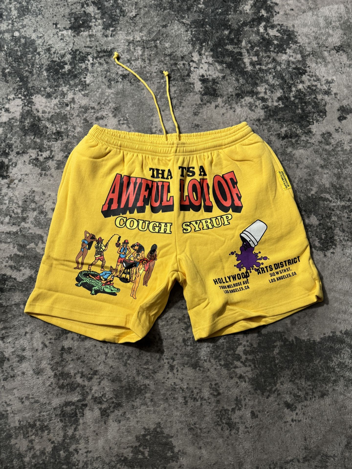 That’s A Awful Lot Of Cough Syrup Shorts Size L