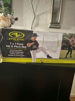 7x7 foot hit and pitch net